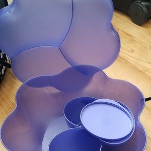 Tupperware Chip and Dip Set